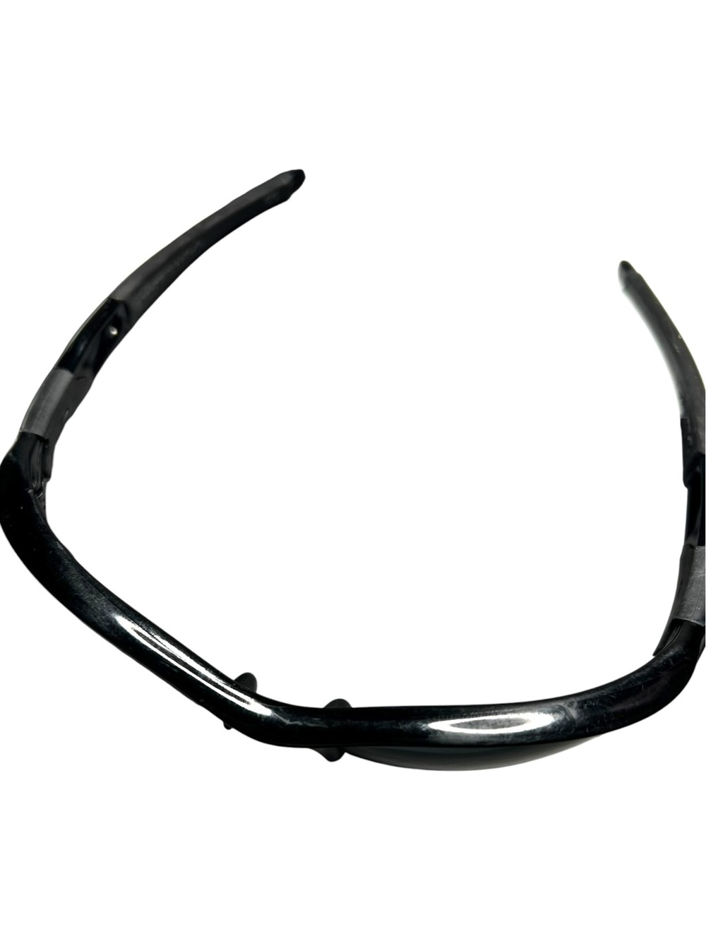 Oakley Flak Jacket XLJ 1.0 Sunglasses Black 12-903 63-14 Vintage Sport Wrap - Picture 4 of 12